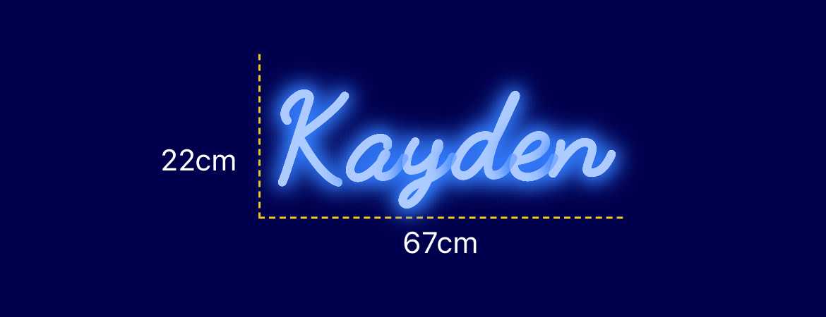 Néon personnalisé (Kayden)