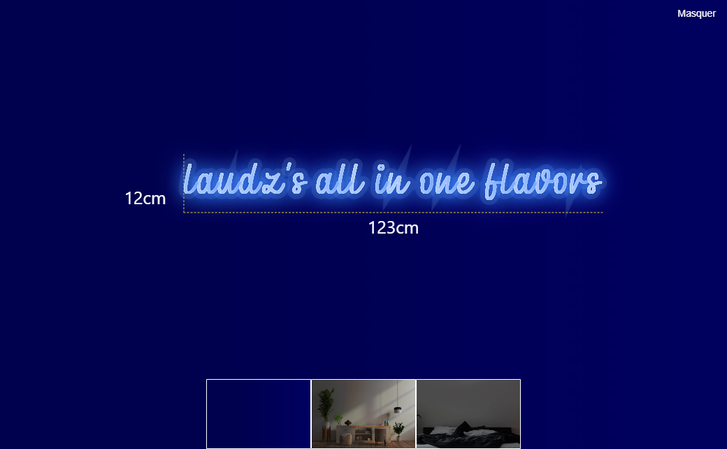 Néon personnalisé (laudz's all in one flavors)
