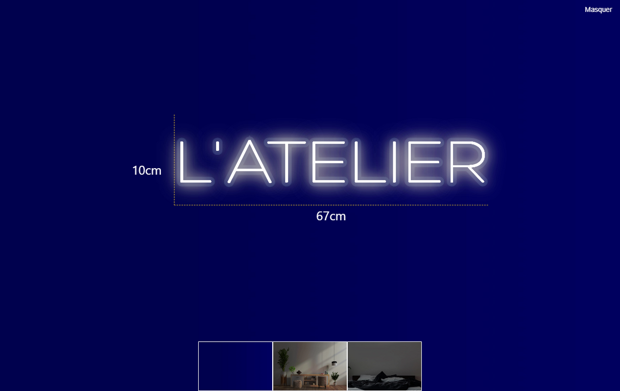 Néon personnalisé (L'ATELIER)