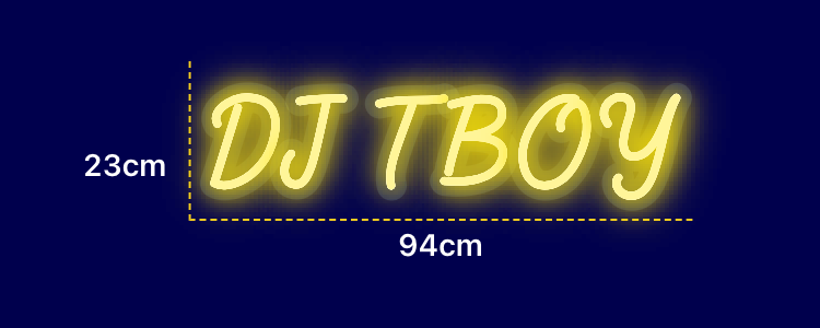 Néon personnalisé (DJ TBOY)