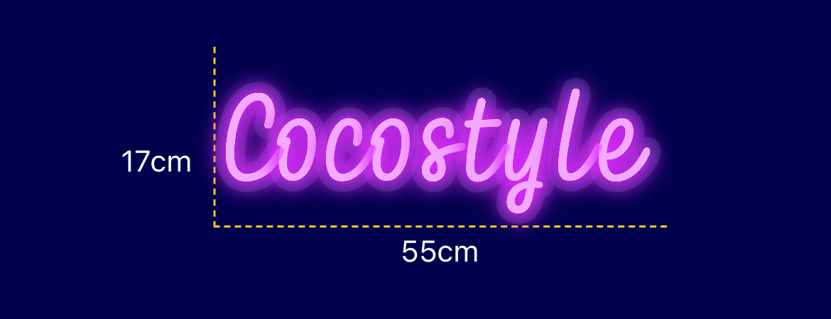 Néon personnalisé (Cocostyle)