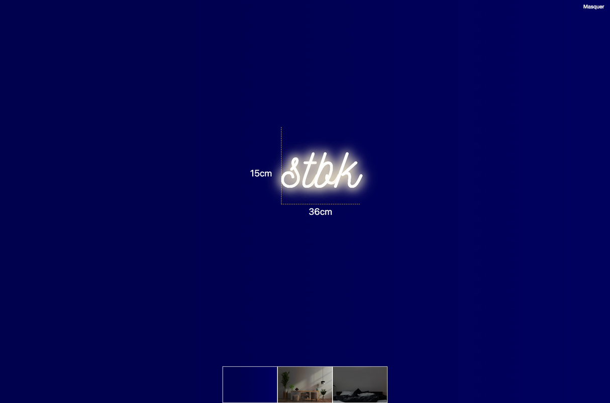 Néon personnalisé (stbk)