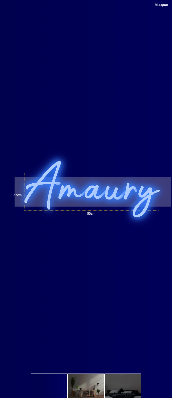 Néon personnalisé (Amaury)