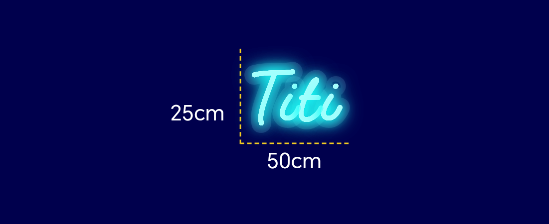 Néon personnalisé (Titi)