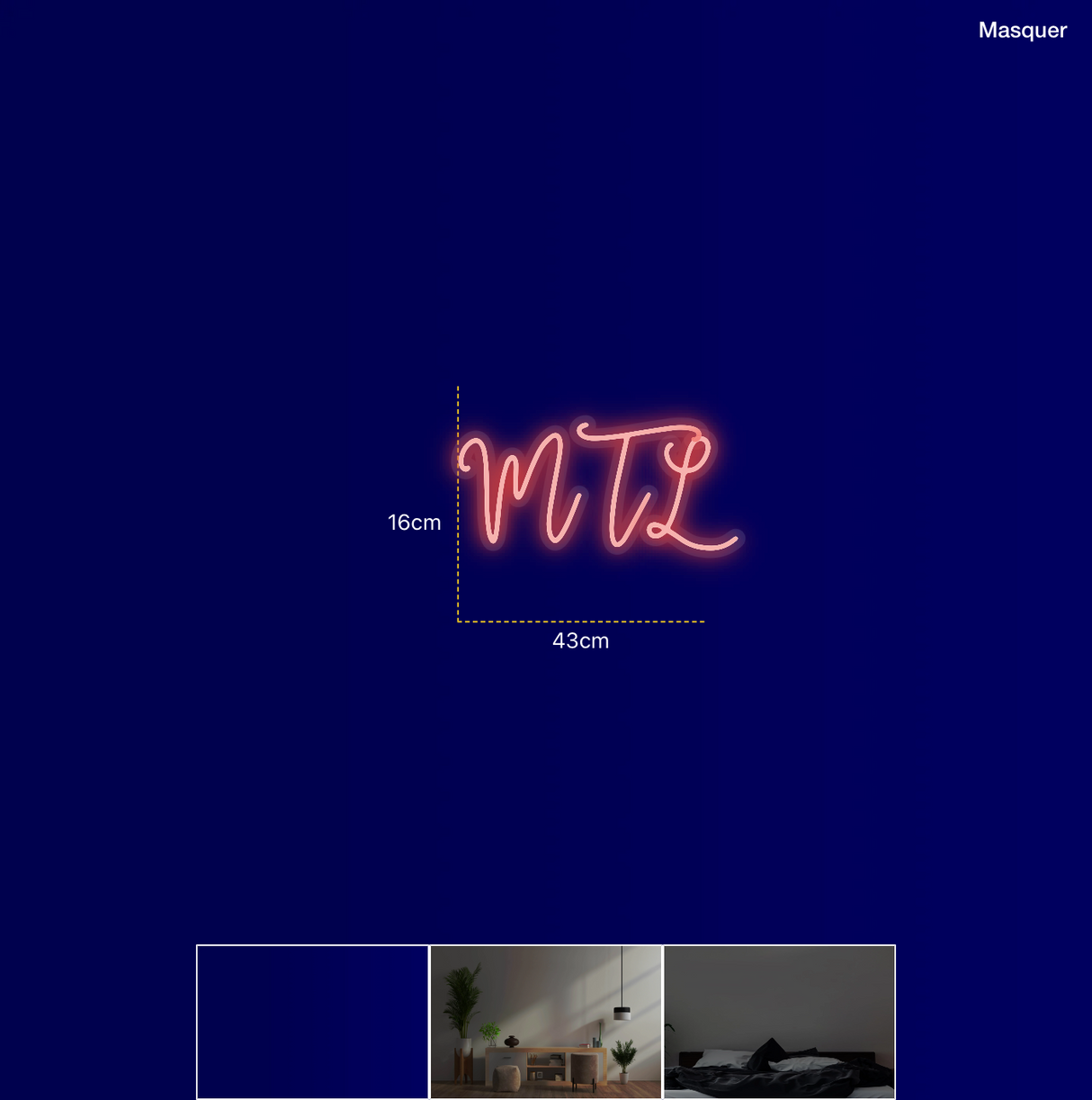 Néon personnalisé (MTL)