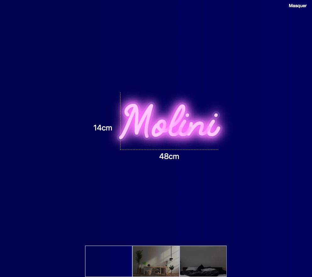 Néon personnalisé (Molini)