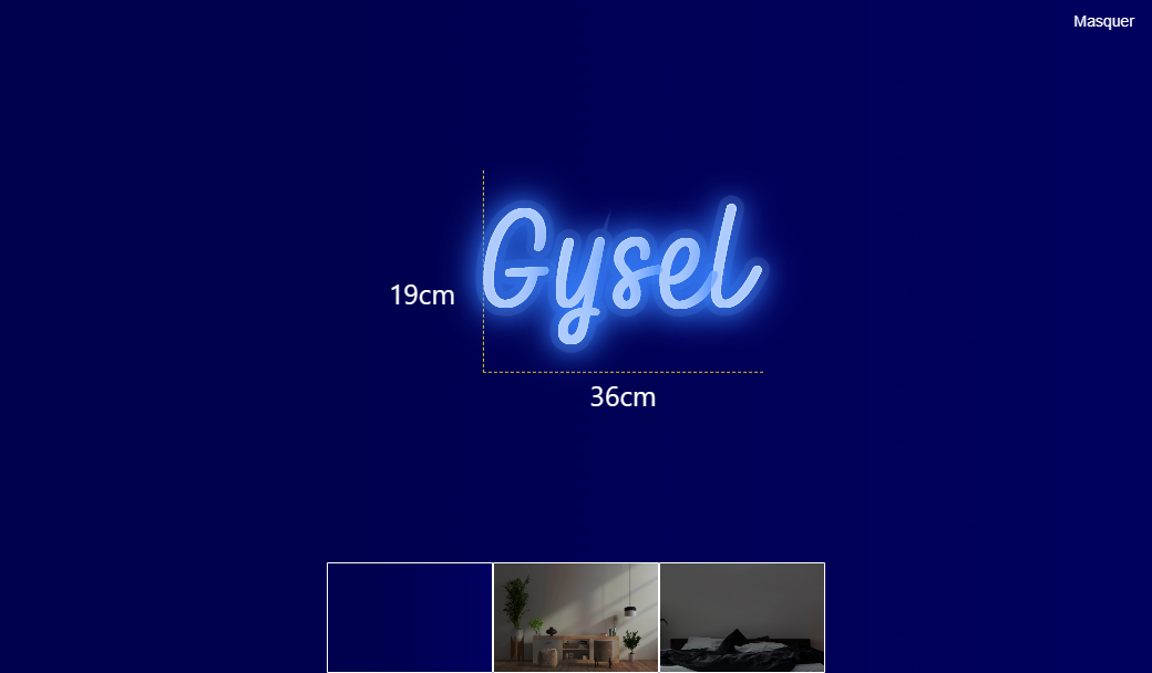 Néon personnalisé (Gysel)