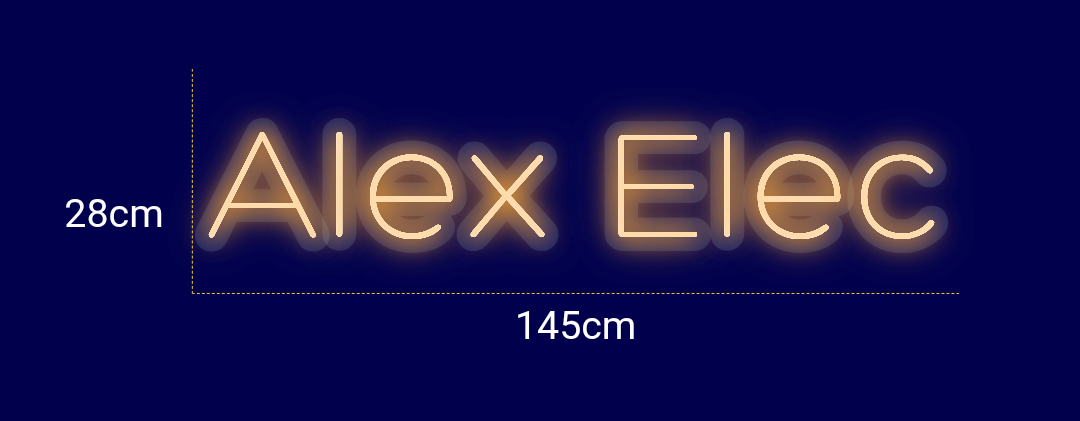 Néon personnalisé (Alex Elec)