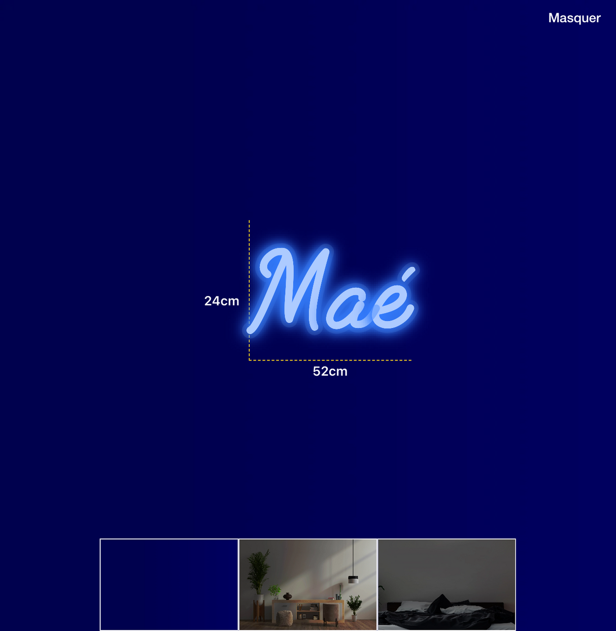 Néon personnalisé (Maé)