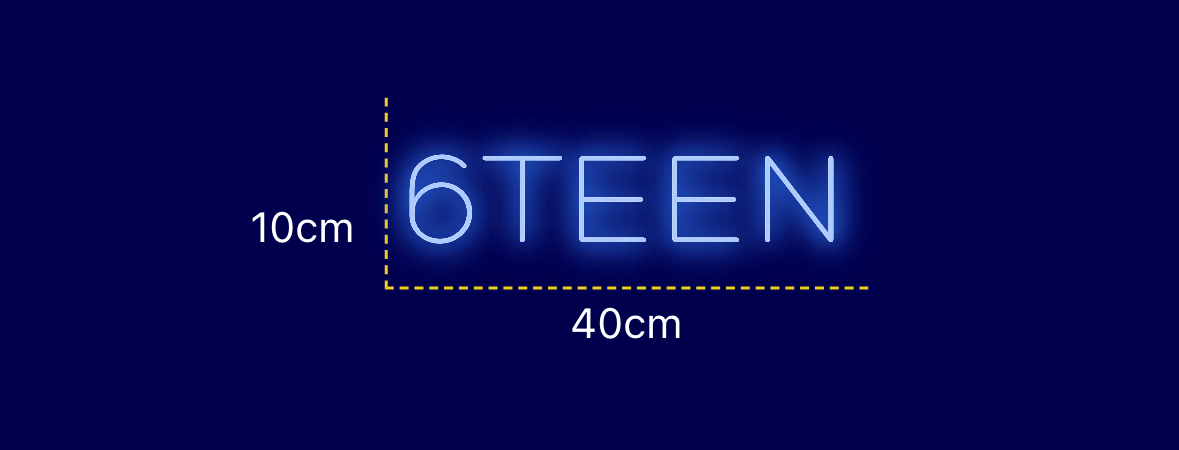 Néon personnalisé (6TEEN)