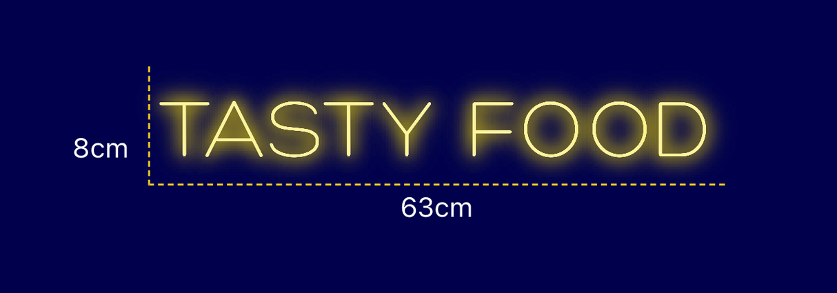 Néon personnalisé (TASTY FOOD)