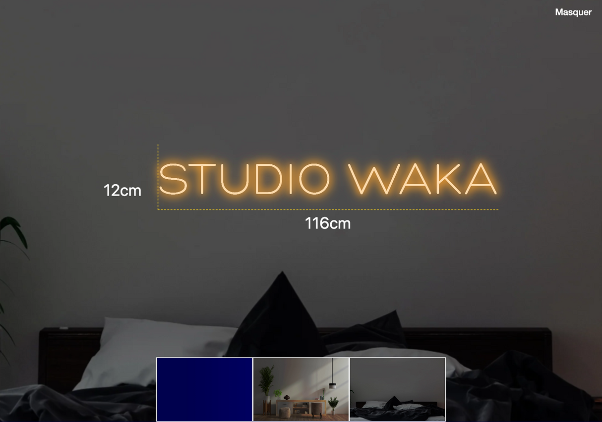 Néon personnalisé (STUDIO WAKA)
