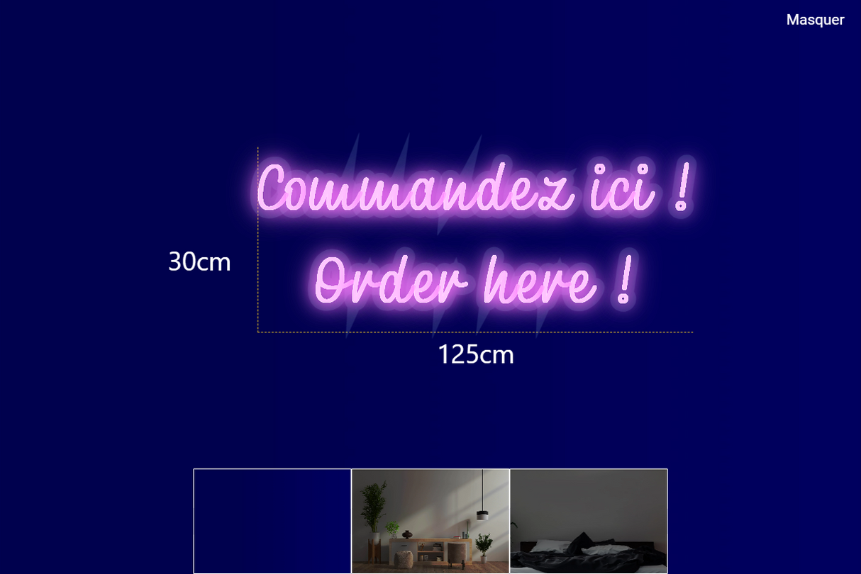 Néon personnalisé (Commandez ici !
Order here !)