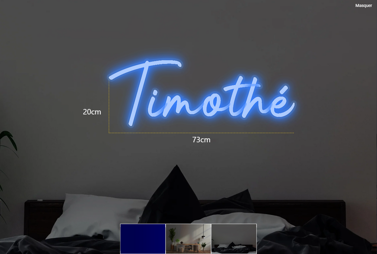 Néon personnalisé (Timothé)