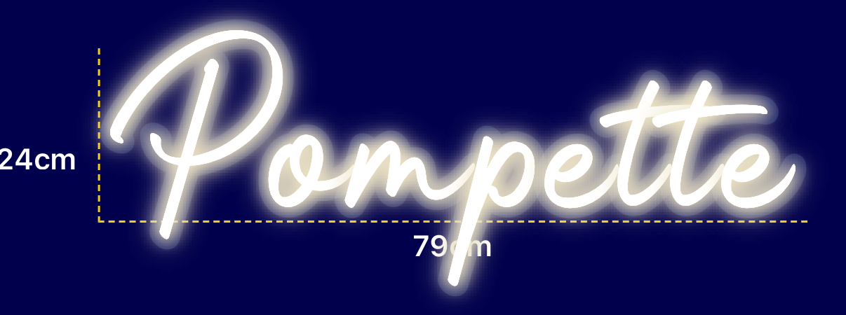 Néon personnalisé (Pompette)