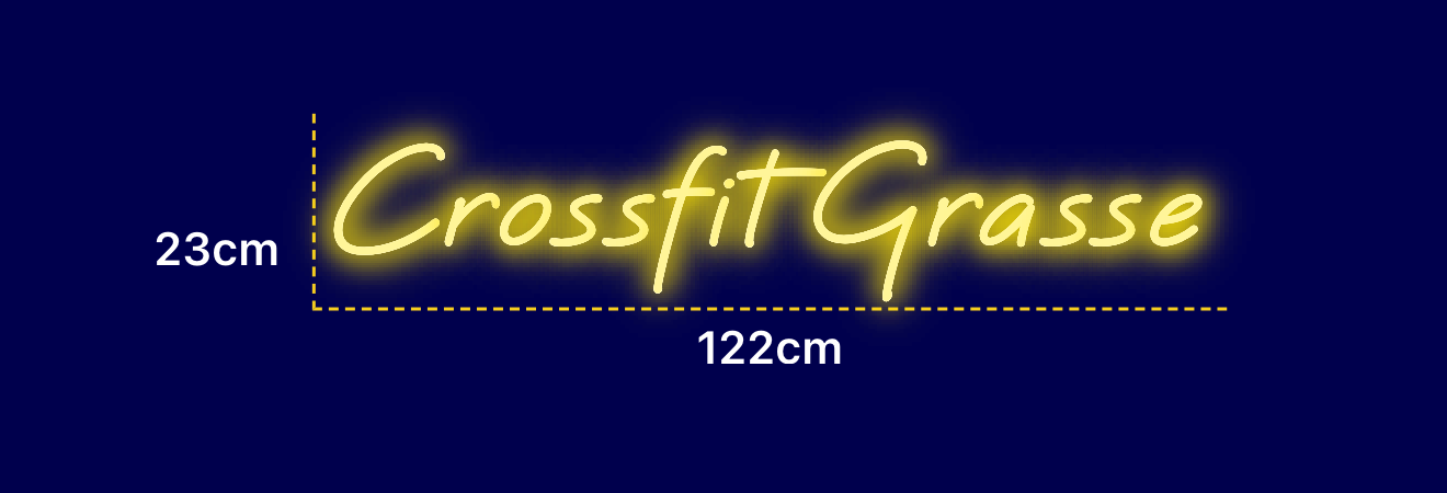 Néon personnalisé (Crossfit Grasse)
