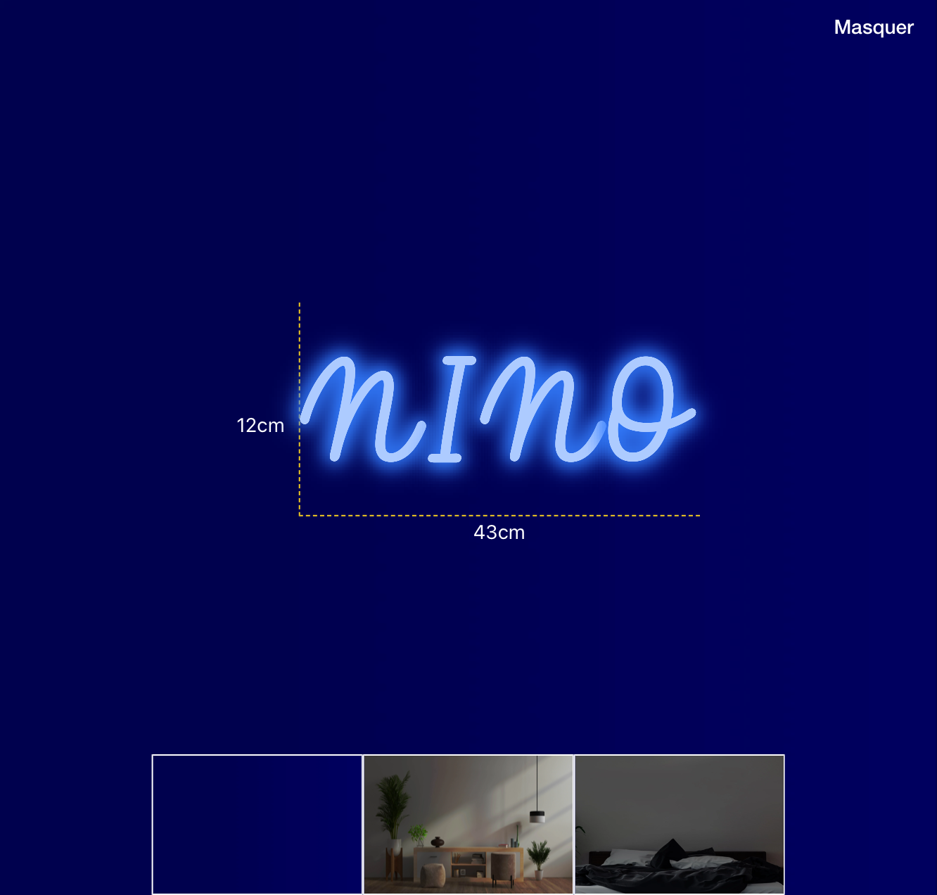 Néon personnalisé (NINO)