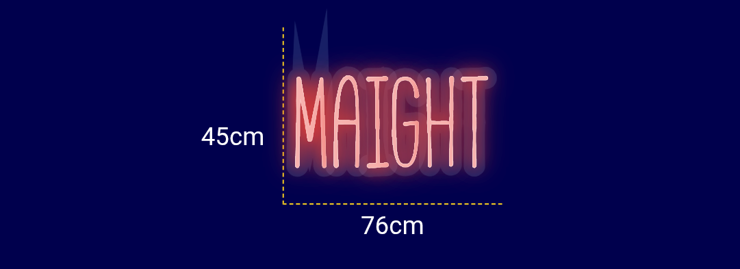 Néon personnalisé (MAIGHT
)