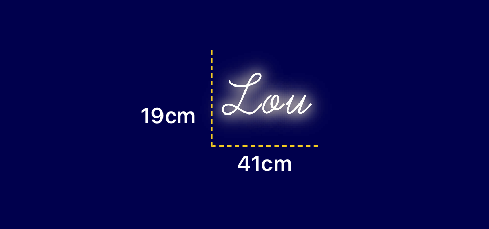 Néon personnalisé (Lou)