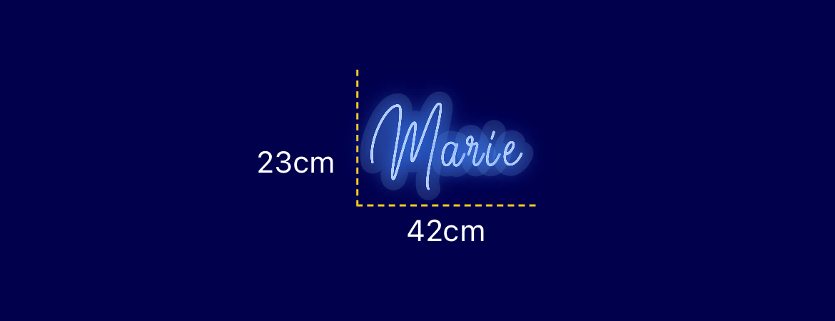 Néon personnalisé (Marie)