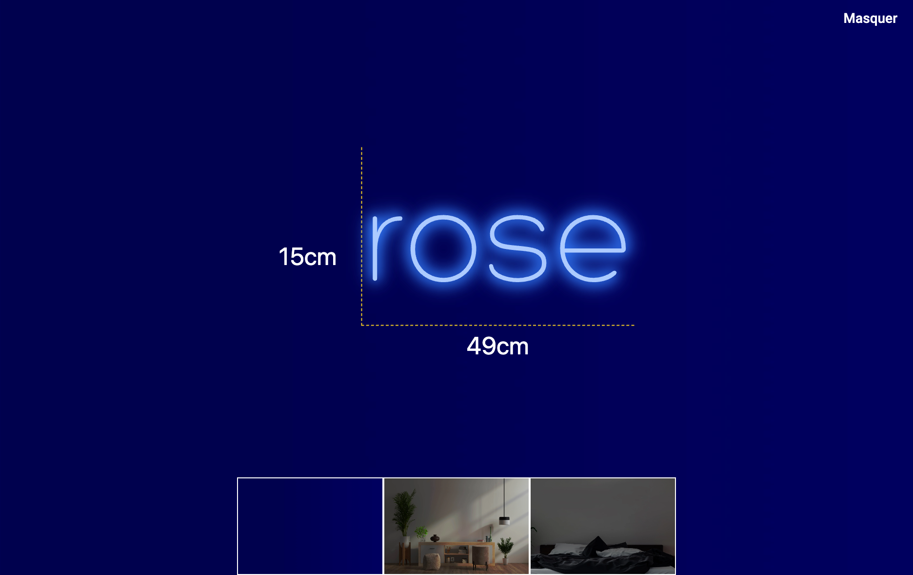 Néon personnalisé (rose)
