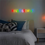 Néon LED mural - Never Grow Up