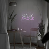 Néon LED mural - Only Amour