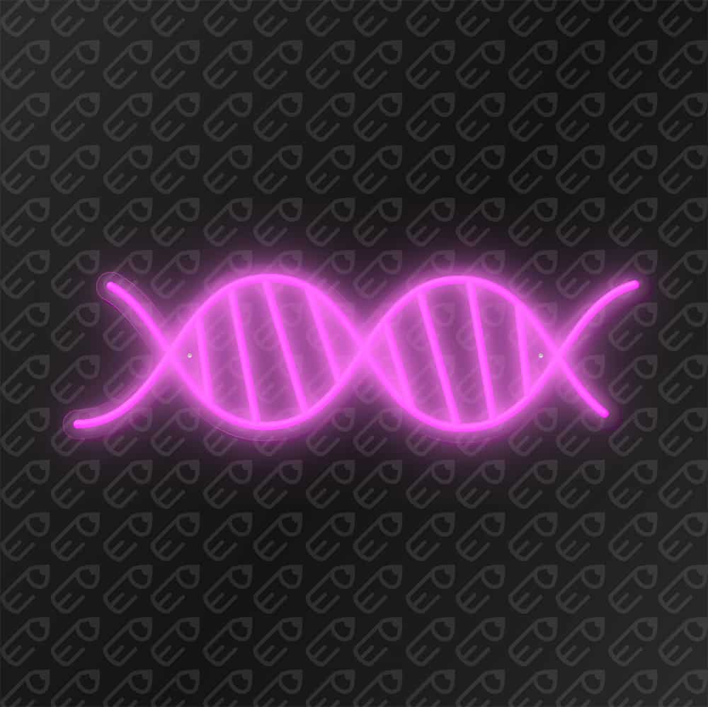 Néon LED mural - ADN
