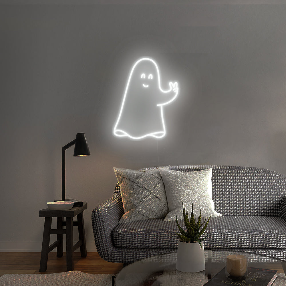 Néon LED Mural - Ghost