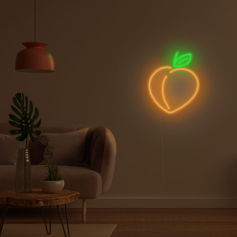 Néon LED mural - Pêche