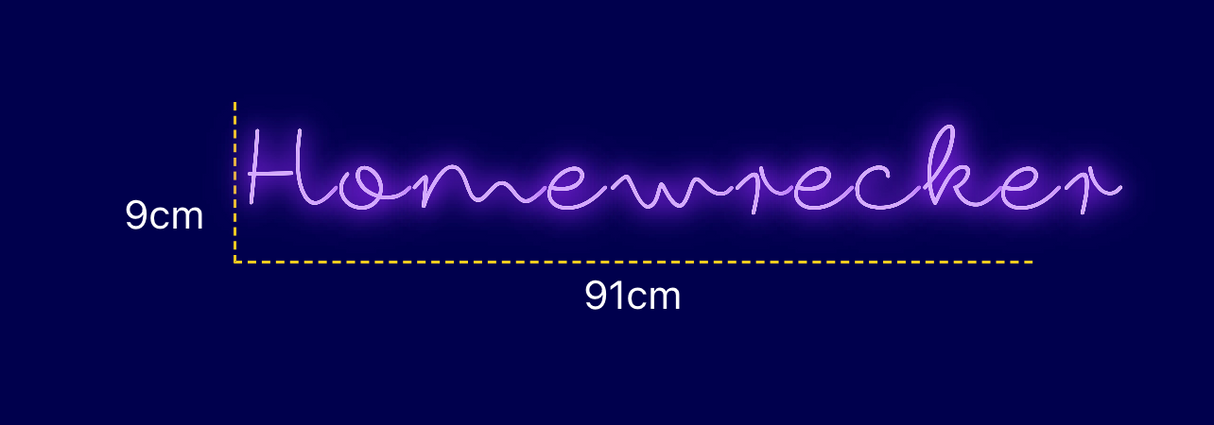 Néon personnalisé (Homewrecker)