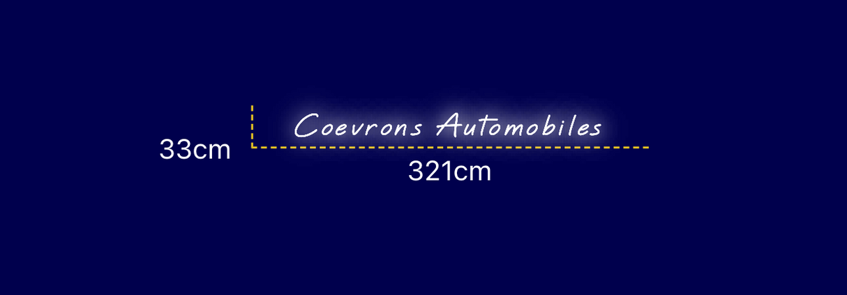 Néon personnalisé (Coevrons Automobiles)