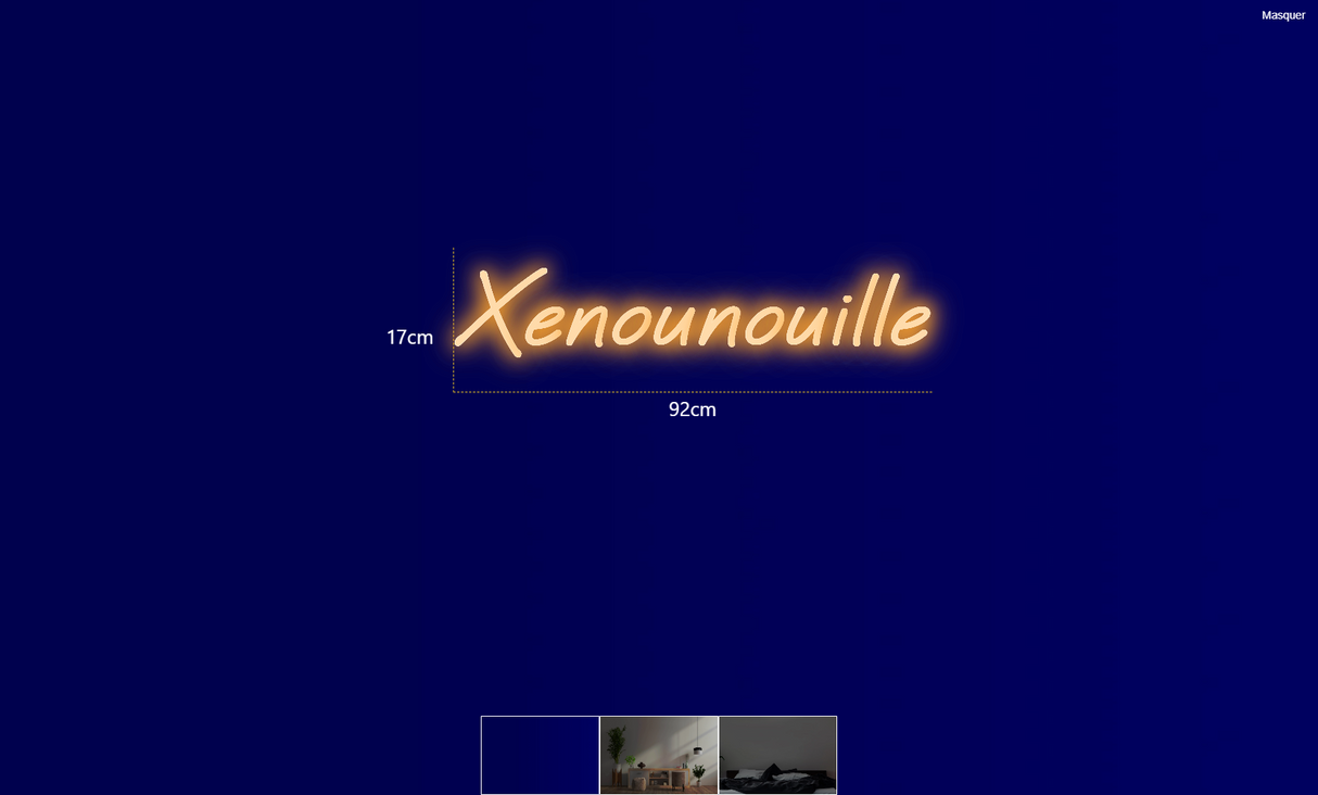 Néon personnalisé (Xenounouille)